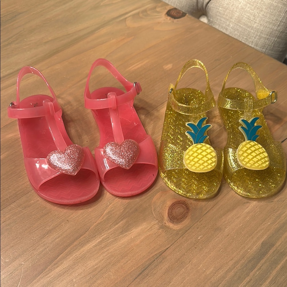 Old Navy Glitter Sandals 10T